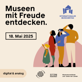 IMT25 Anzeige Quadrat Plakat zum Internationalen Museumstag 2025.