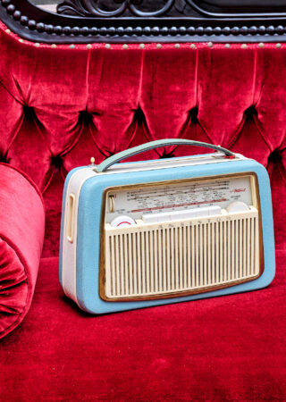 Transistorradio Header mit Transistorradio