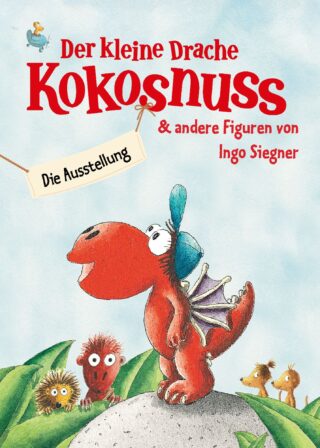 Kokosnuss Plakat A4 1 Plakat zur Ausstellung "Der kleine Drache Kokosnuss".